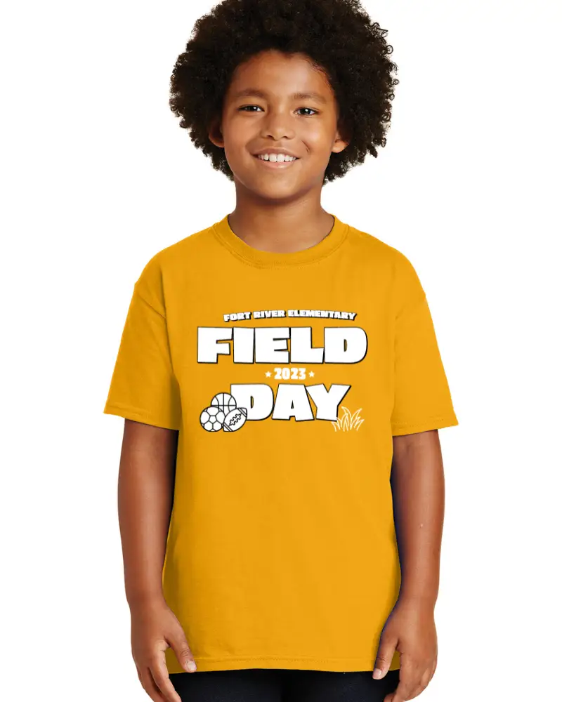 Fort River Elementary Field Day T-Shirt Design