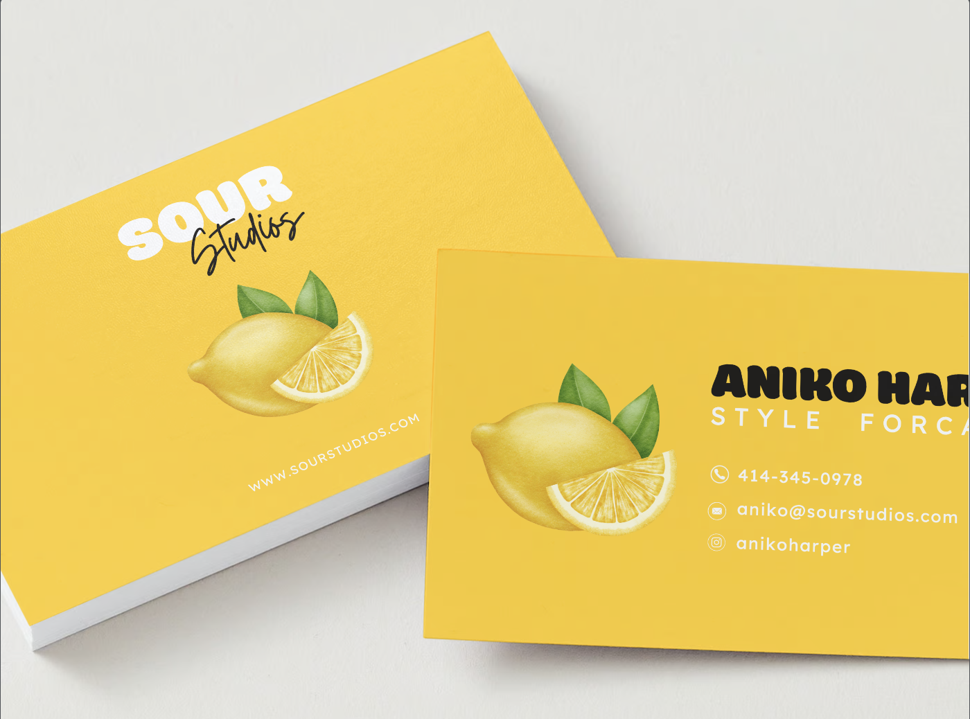 Business Cards - Sour Studios